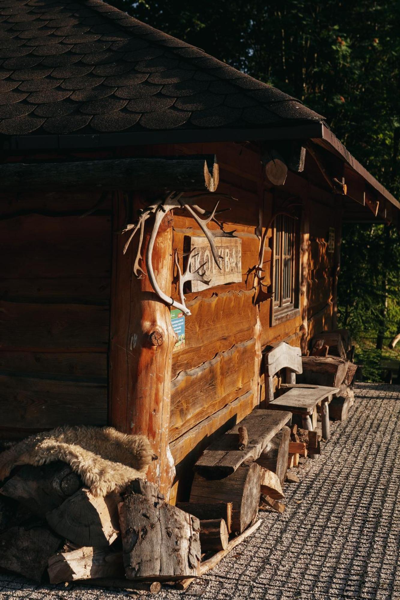 Domki - Zajazd Zielenska Polana Weichsel Exterior foto