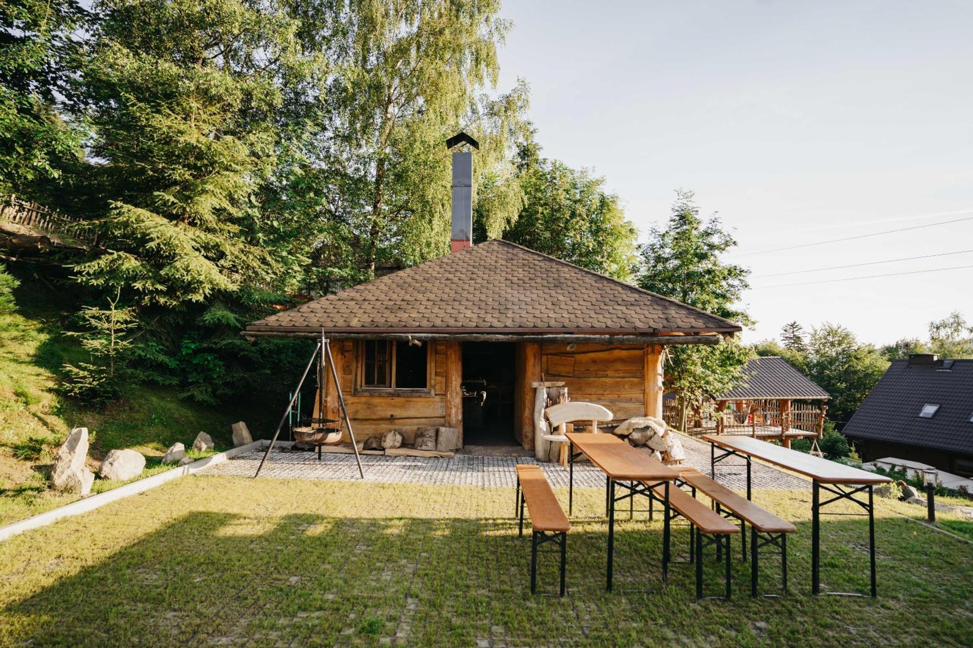 Domki - Zajazd Zielenska Polana Weichsel Exterior foto